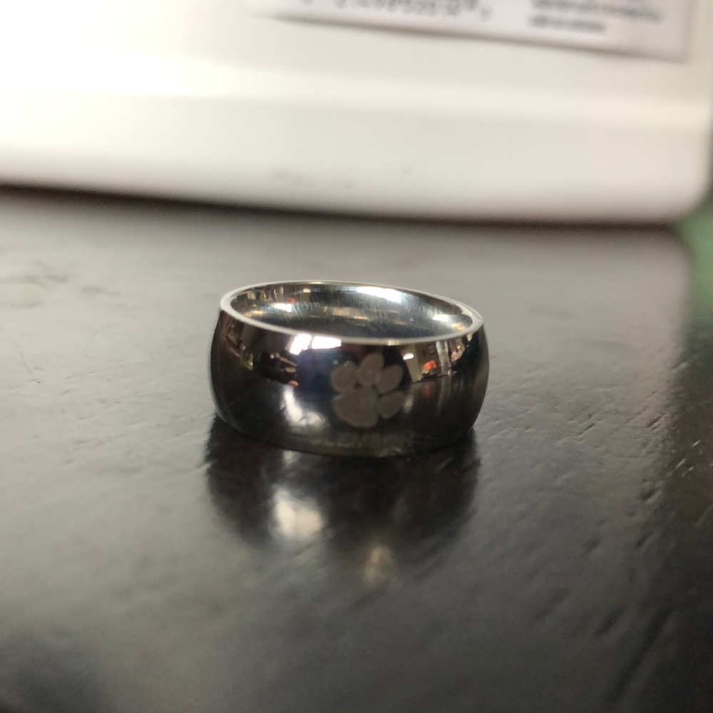 ❤️2/$15 Clemson Silver Ring